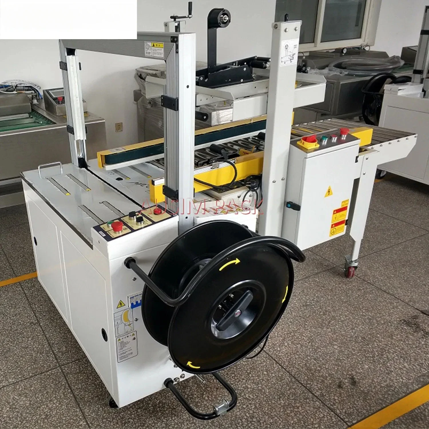 Best Selling Carton Box Automatic Sealing and Strapping Machines SFX-07+SDB-101A