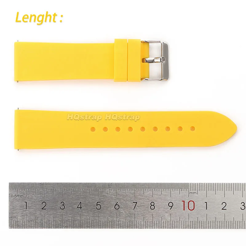 세이코 고무 스트랩 스포츠 방수 팔찌 퀵 릴리스 밴드 용 화웨이 GT3/4/5 용 16mm 18mm 20mm 22mm 실리콘 시계 밴드