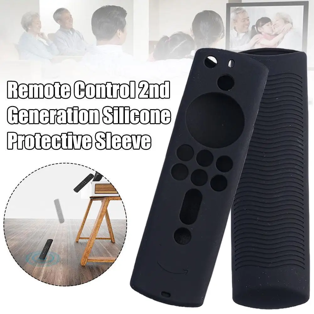 Remote Control Cover Silicone Case For Fire TV Stick 4K/Fire TV (2rd Generation)/Fire TV Cube Remote Control Silicone Sleev X4A2