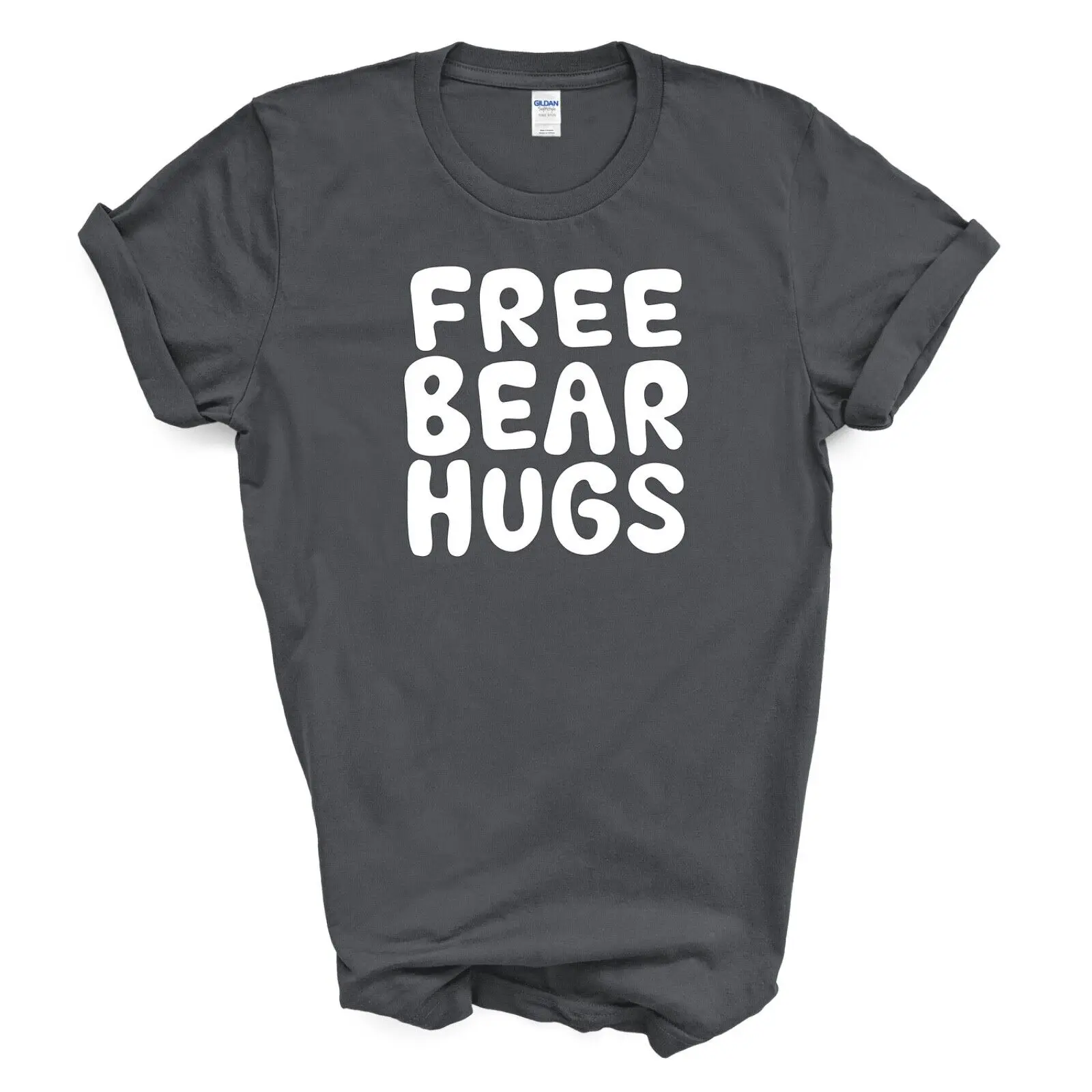 FREE BEAR HUGS T Shirt - Charcoal 2X-Large