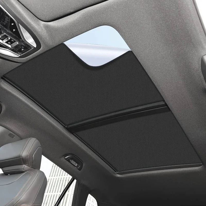 

Suede Fabric Sunroof Sunshade for Ford TERRITORY 2023-Present - UV Protection, Heat Insulation, Electrostatic Adsorption