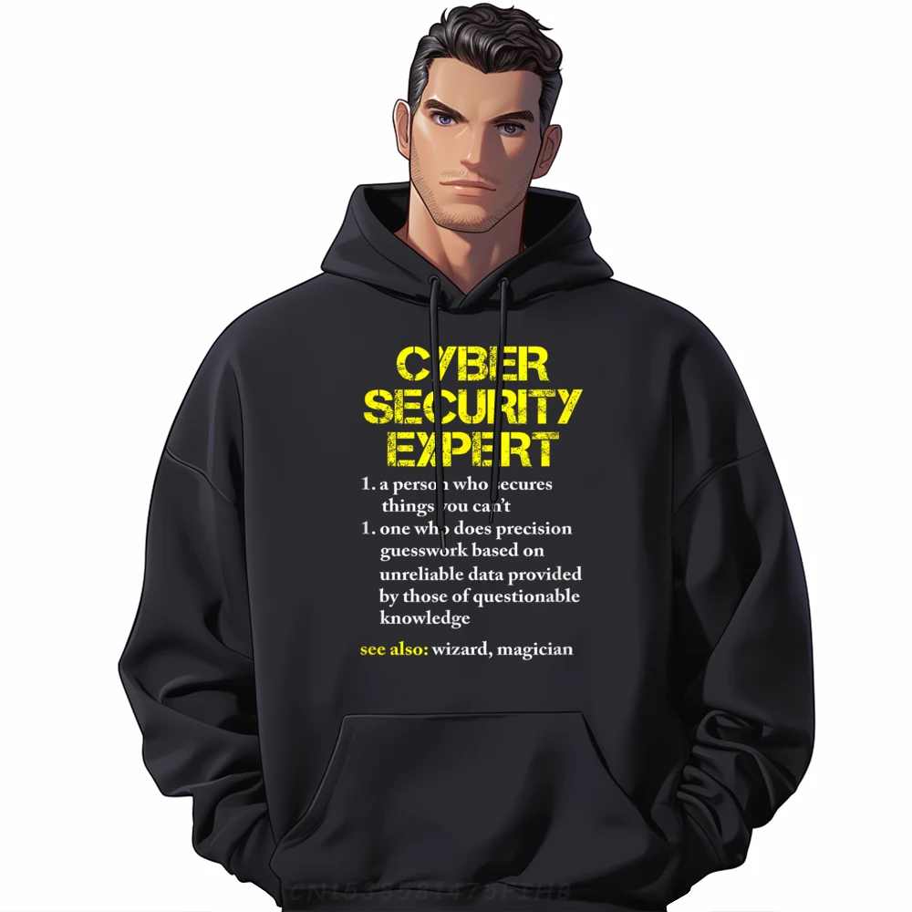 

Normal Cybersecurity Geek Computer Science Software Hoodies Loose Christmas Long Sleeve Crewneck Hoodies Mens Printed Coat