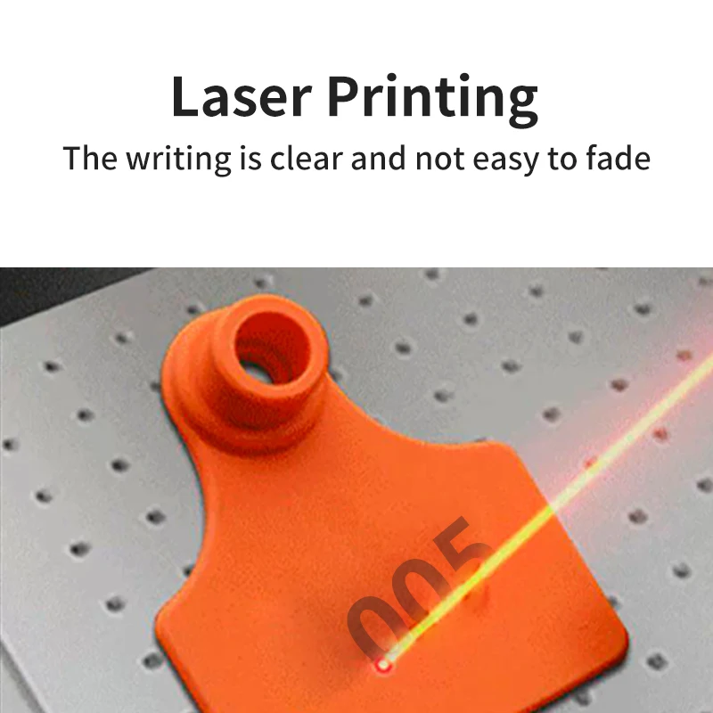 Nr. 101-200 Vieh-Ohrmarke, 100 Stück, Tier-Laser-Druck, Zahlen-Ohrmarken, Marker für Schweine, Identifizierung von Tieren