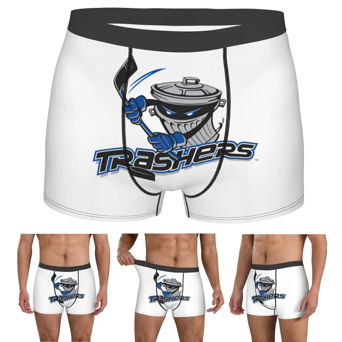 

Трусы-боксеры, шорты Danbury Trashers, трусы для хоккея (UHL), мужские дышащие трусы для Homme, мужской подарок бойфренду