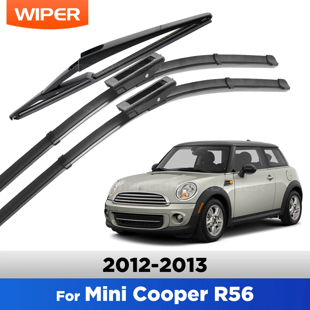 

For Mini Cooper R56 2012-2013 Wiper Front & Rear Wiper Blades Windshield Windscreen Window Brushes 19"+18"+10"