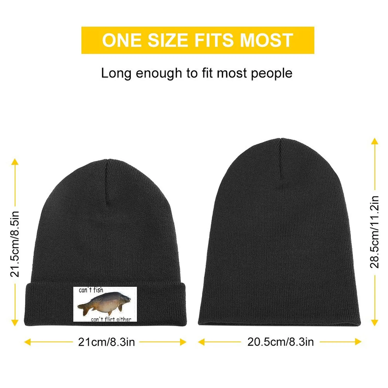 fish cant flirt hat Knitted Cap Kids Hat Brand Man cap Girl Men's