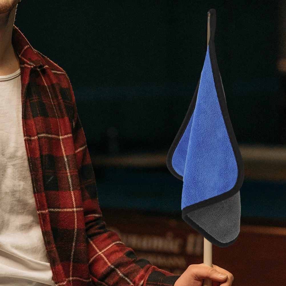 

4pcs Billiard Cue Cleaning Cloth Pool Stick Accessories Shaft Polishing Towel Snooker Cleaner Replacement For Sandpaper