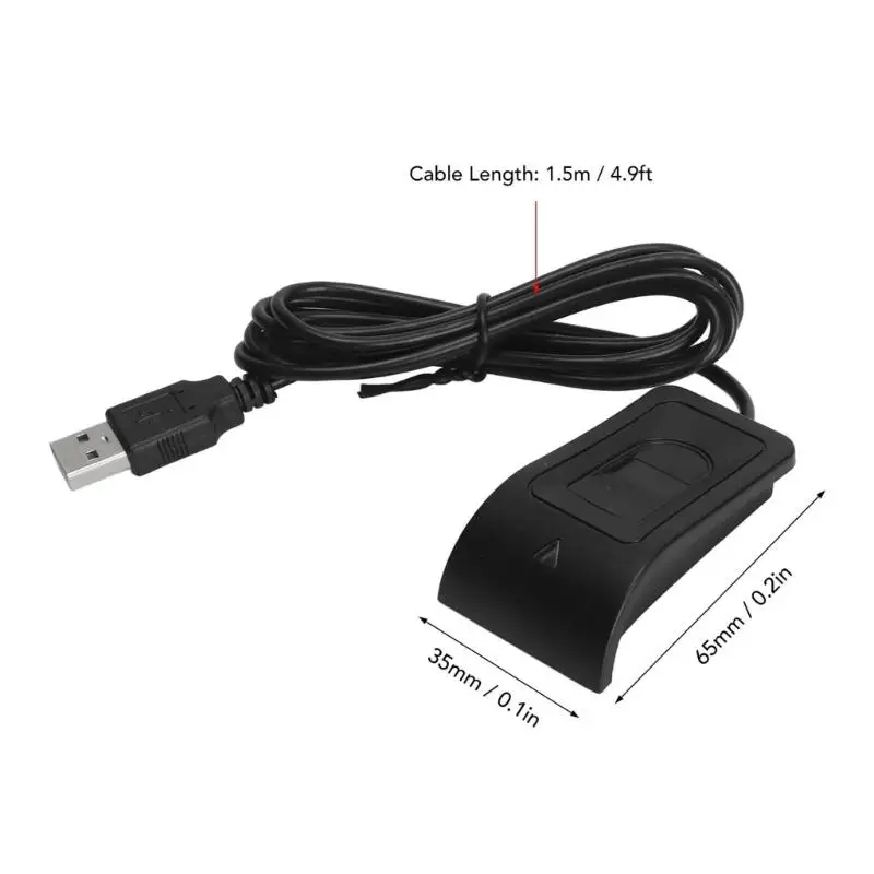 652F USB البيومترية سطح المكتب ماسح بصمات الأصابع بالسعة الكبيرة سطح المكتب بصمة