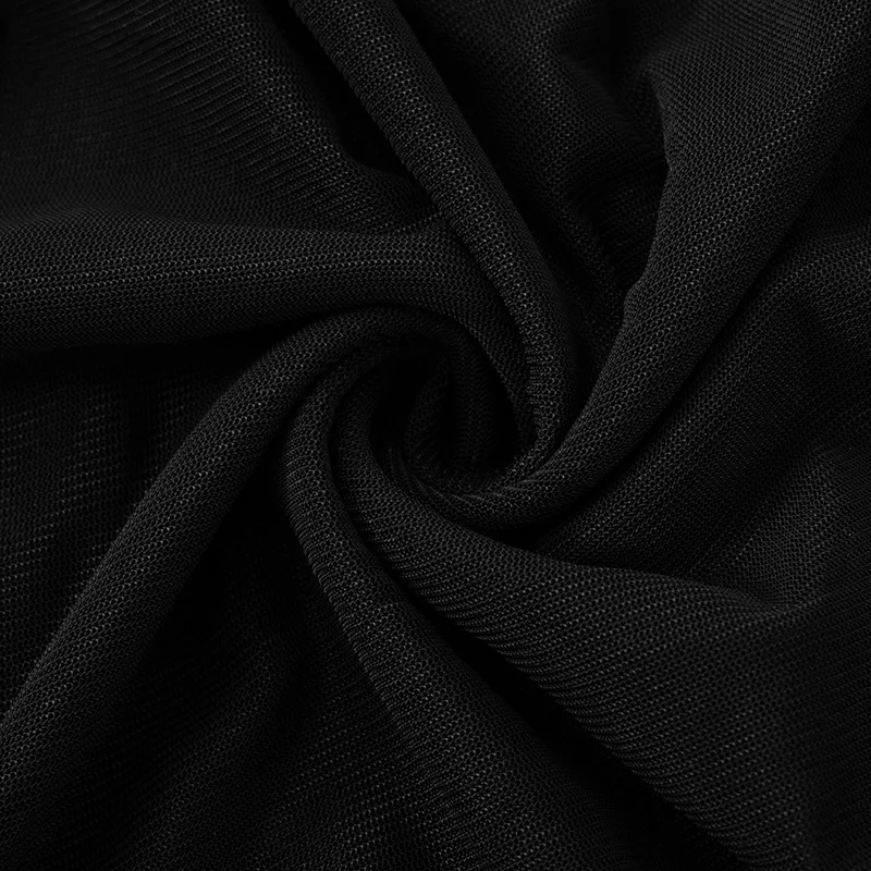 Manga longa cor sólida dupla camada malha mini vestido oco para fora sem costas rendas até mulheres sexy outono moda streetwear