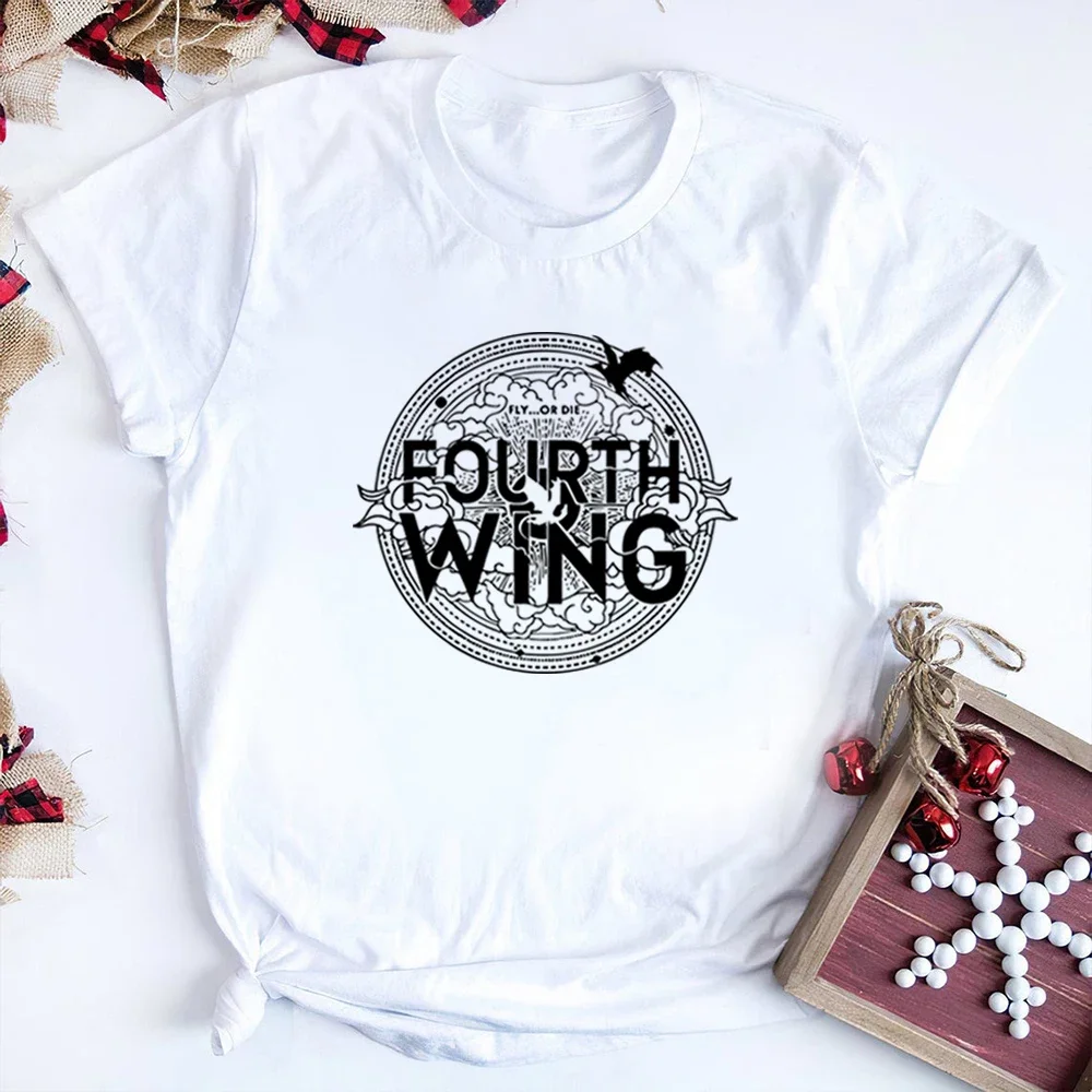 Fourth Wing T Shirt Basgiath War College T-shirt Dragon Rider Violet Sorrengail Tees Bookish Merch Rebecca Yoros Gift Fans Top