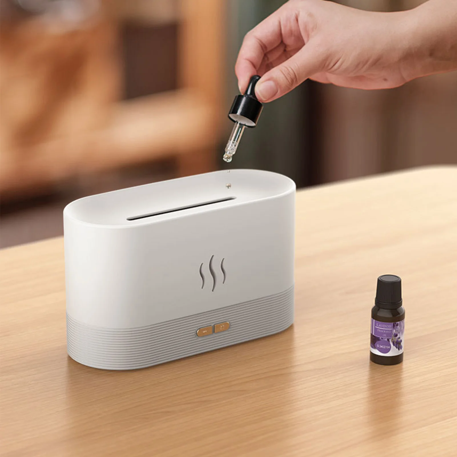 Aroma Diffuser Essential Oil High-frequency Atomizer Humidifier for Living Room Bedroom Study