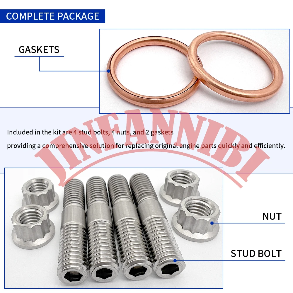 

Комплект титановых болтов и гаек для головки цилиндра для Honda Sportrax 400 TRX400EX