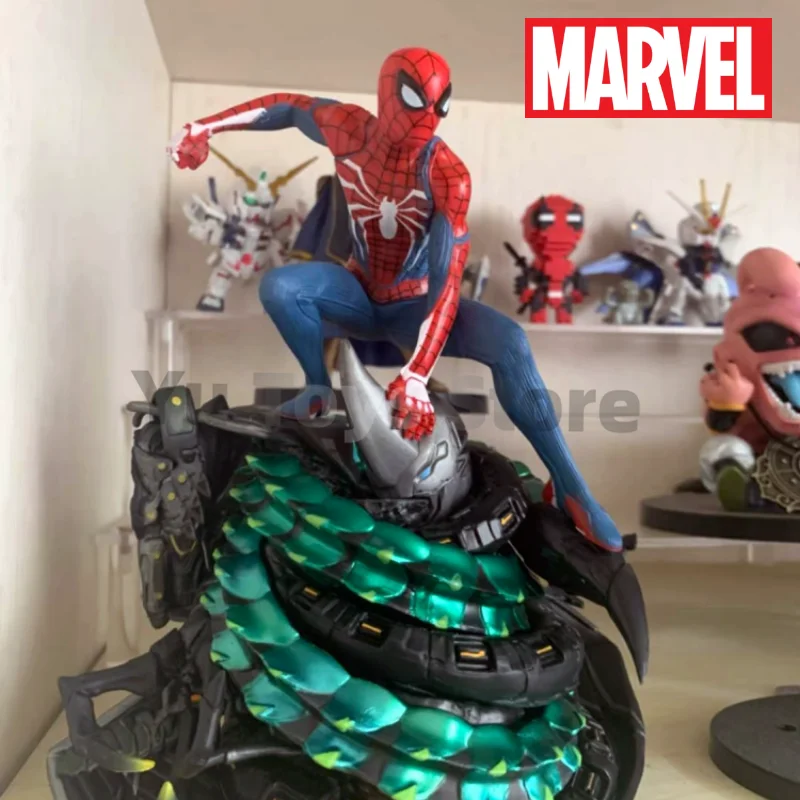 

New The Avengers Anime Figure Iron Spider Man Figurine Ps4 Games Pvc Action Statue Model Doll Collection Ornaments Toys Gifts