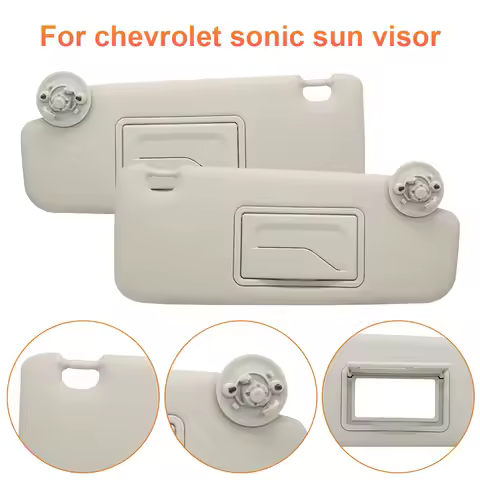 Interior Sun Shade Left Right Side Car Front Sun Visor Panel P95327507 P95327509 for Chevrolet Sonic 2012-2019 Spark 2013-2016
