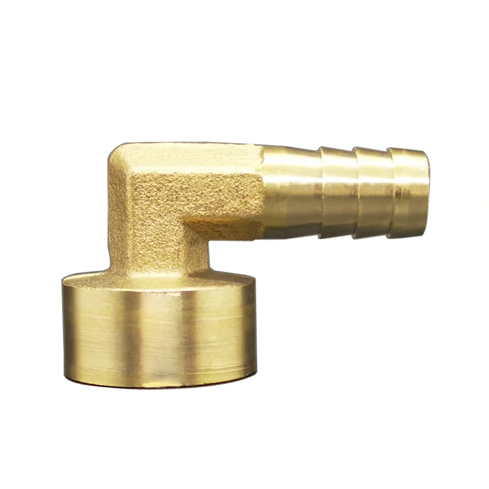 

1/4" 3/8" 1/2" BSPP Female 6 8 10 12 14 16mm Hose barb Elbow Angle Brass Coupling Coupler Hosetail Pipe Connector Water Gas Oil