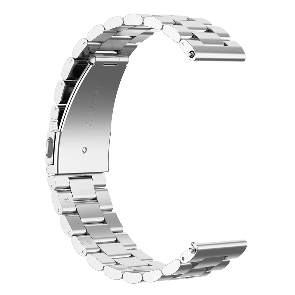 

Stainless Steel 3 Beads Replacement Wrist Strap Watchband 22mm for Huawei Watch 3/Watch 3 Pro - Silver