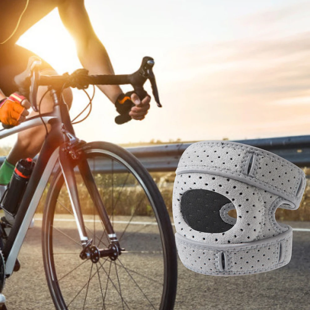 

Knee Compression Sleeve Adjustable Patella Tendon Knee Strap Knee Guard for Arthritis Pain and Support