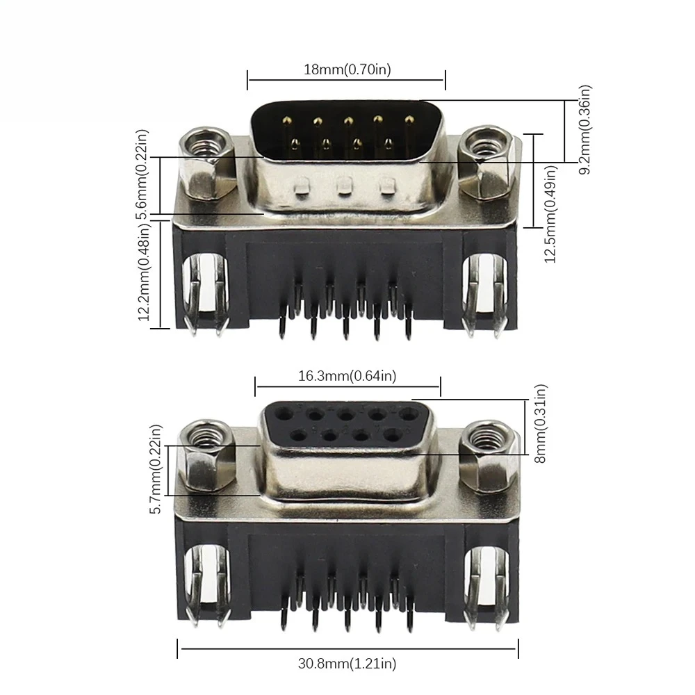 10PCS DB9 Female/Ma…