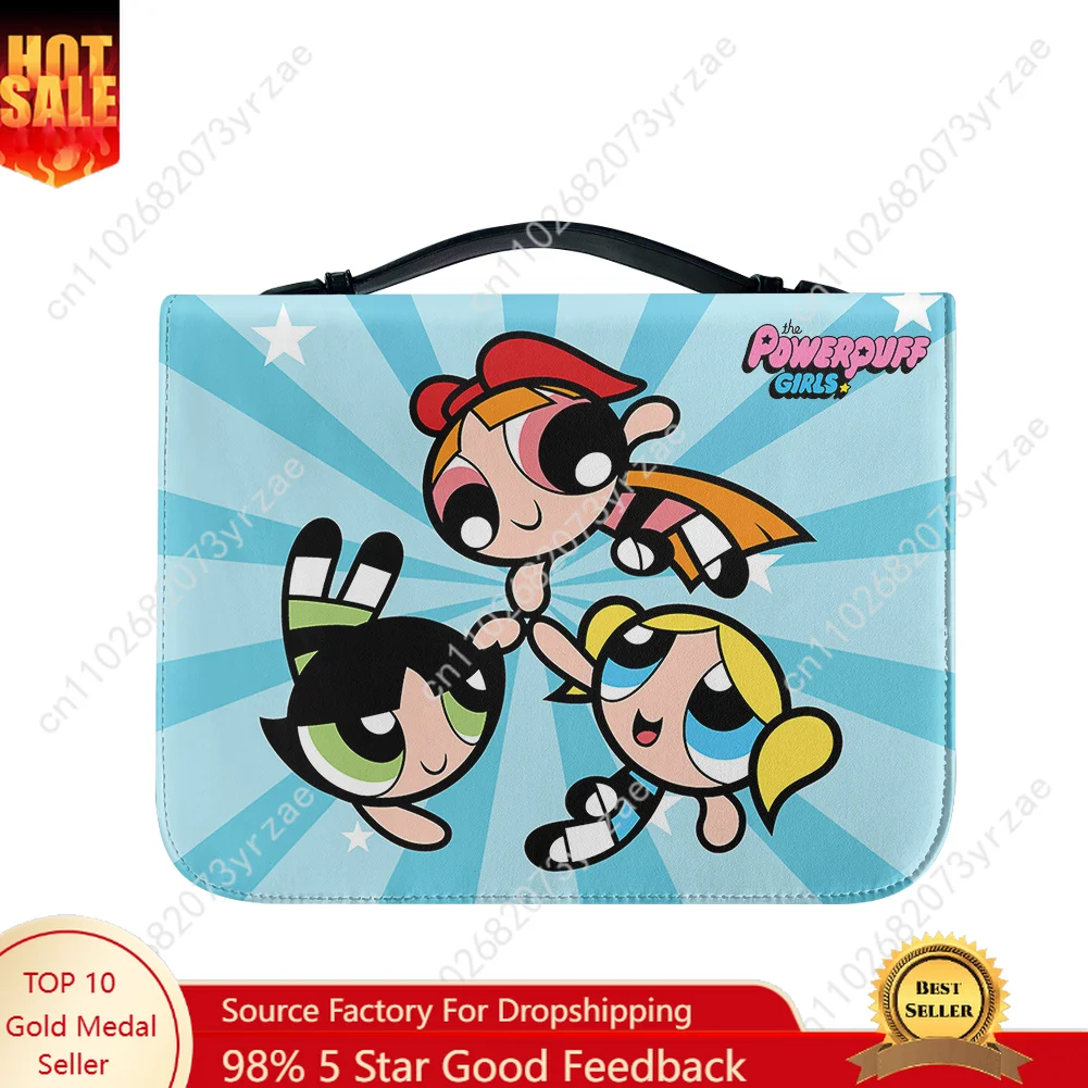 

The Powerpuff Girls Bible Bags Christian Gifts Fashion Patterns Bible Pack Waterproof Leather Bag High Quality Customized Bags