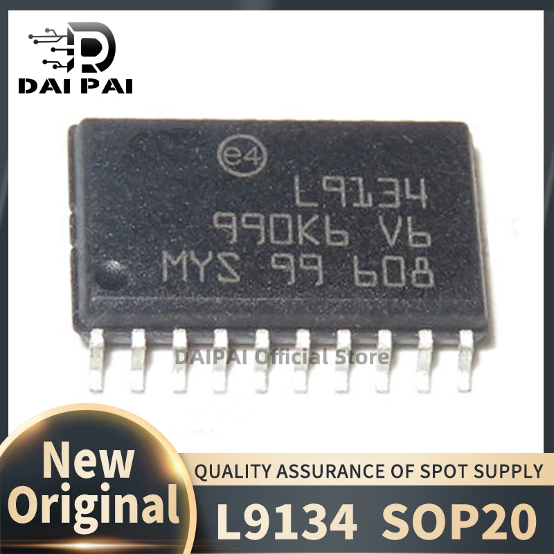 (5PCS-10PCS /Lot)100% New original  L9134 9314 SOP-20 Chipset