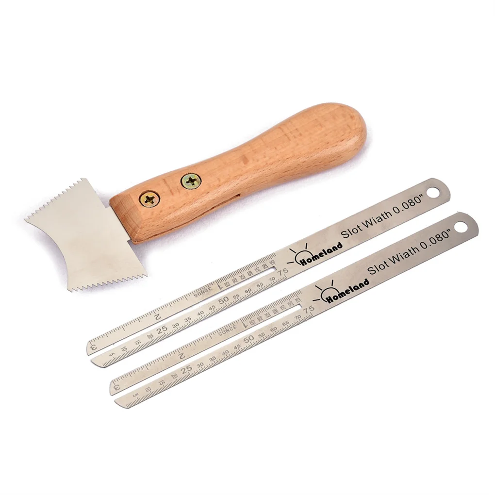 Ferramentas De Reparo De Aço Inoxidável Fretboard, Kit De Manutenção Profissional De Guitarra Leve, Protetor Resistente Ao Desgaste