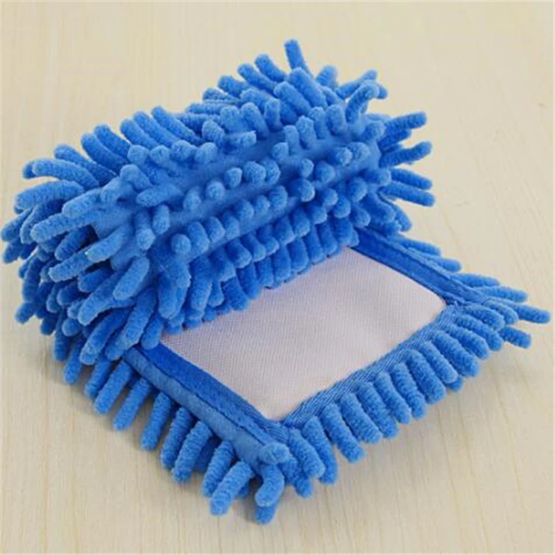 Washable Reusable Coral Microfiber Mop Head Replacement Pad, Household Dust Removal Mop Cloth For Floor Cleaning