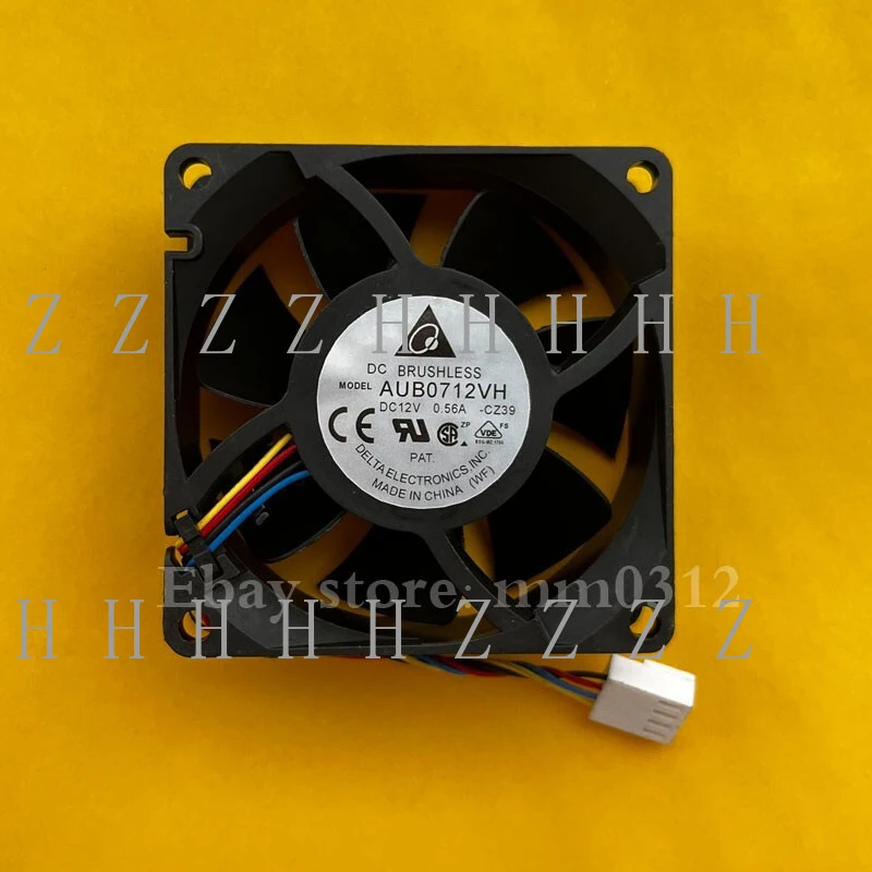 Z Delta AUB0712VH 7025 70mm x 25mm Cooler Cooling Fan PWM DC 12V 0.56A 4Pin