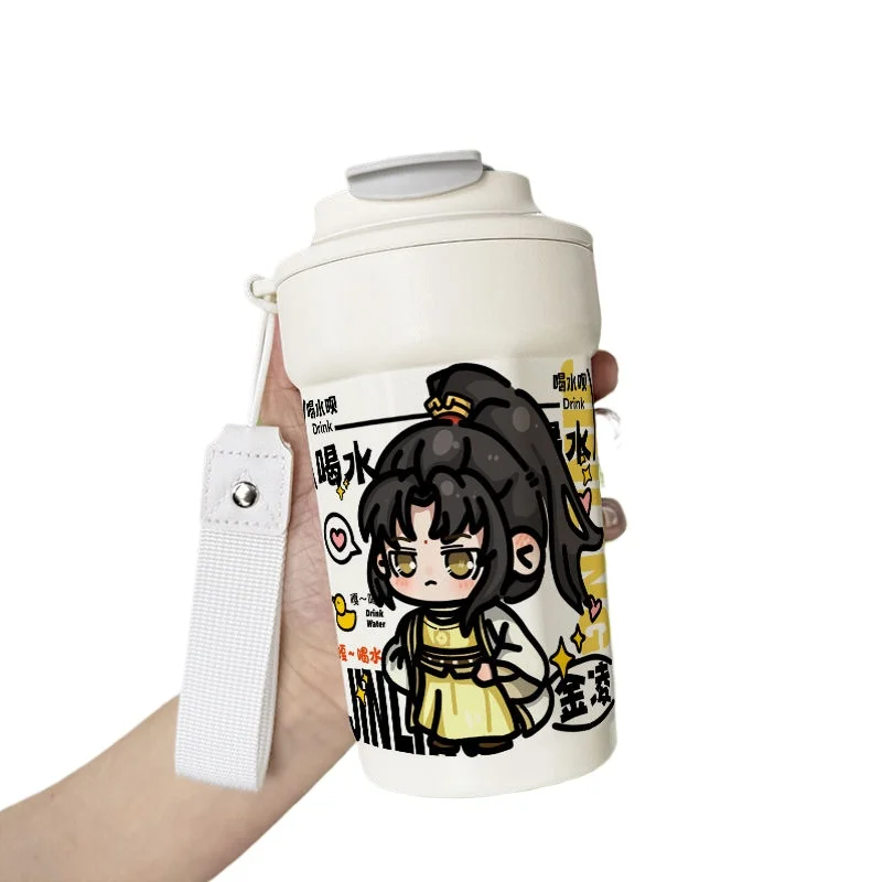 Anime Grandmaster of Demonic Cultivationcos Cos Jinling Jiangyanli Sizhui Xueyang Xiaoxingchen Unisex Q Edition Insulated Cup