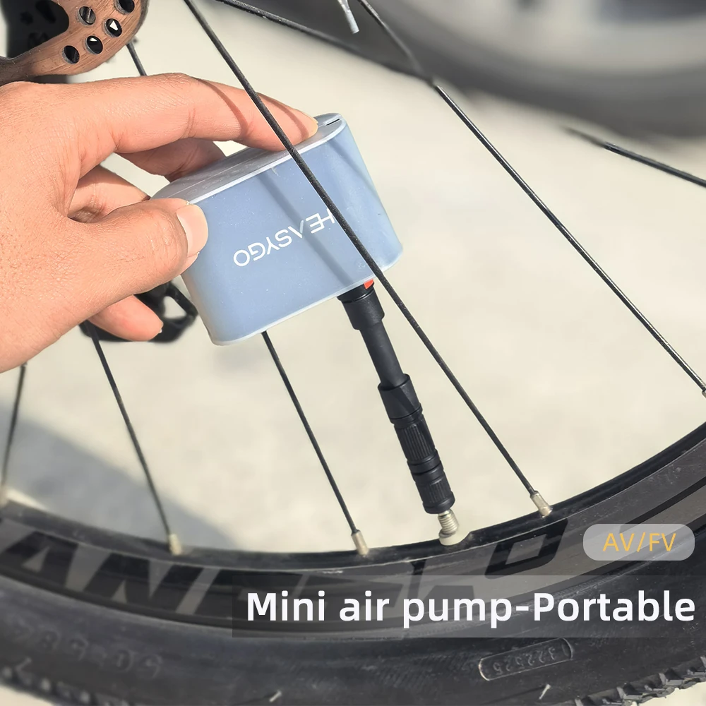 100PSI Portable Pocket Bike Pump Electric Air Pump Rechargeable Compressory Tire Inflator For Motorcycle Riding Bicycle Pump