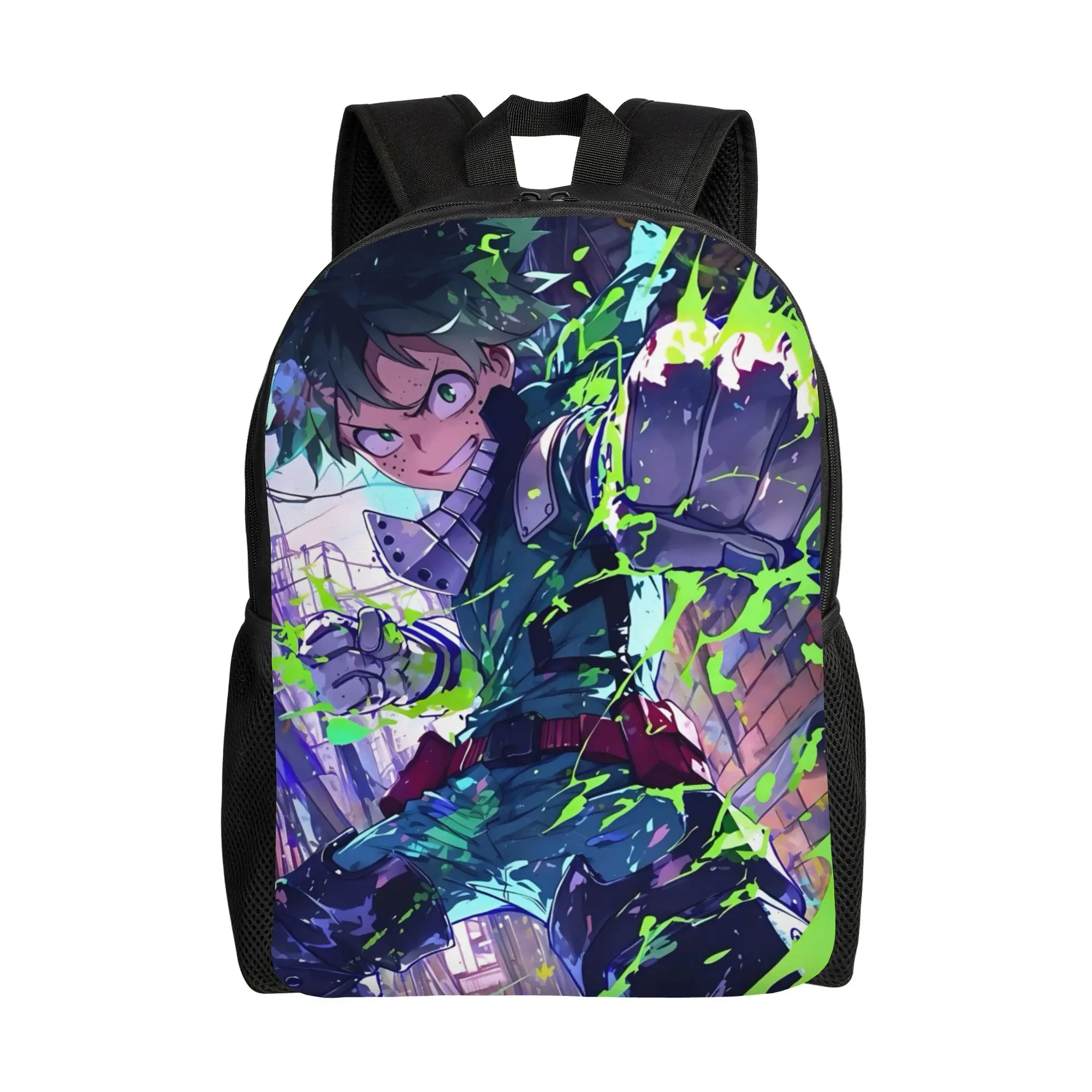 

1Piece Graffiti Art Deku New School Year College Bag My Hero Academia Unisex Backpack