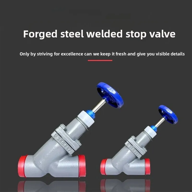 Cold globe valve Dongyi low temperature resistant forged steel through welding globe valve