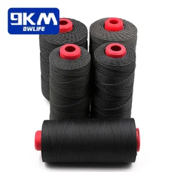 Czarny pleciony przewód Kevlar 50-1500lb odporność na przecięcie żyłka pomocnicza linia odkryty latawiec String Camping piesze wycieczki Kevlar liny 0.5 ~ 3.5mm