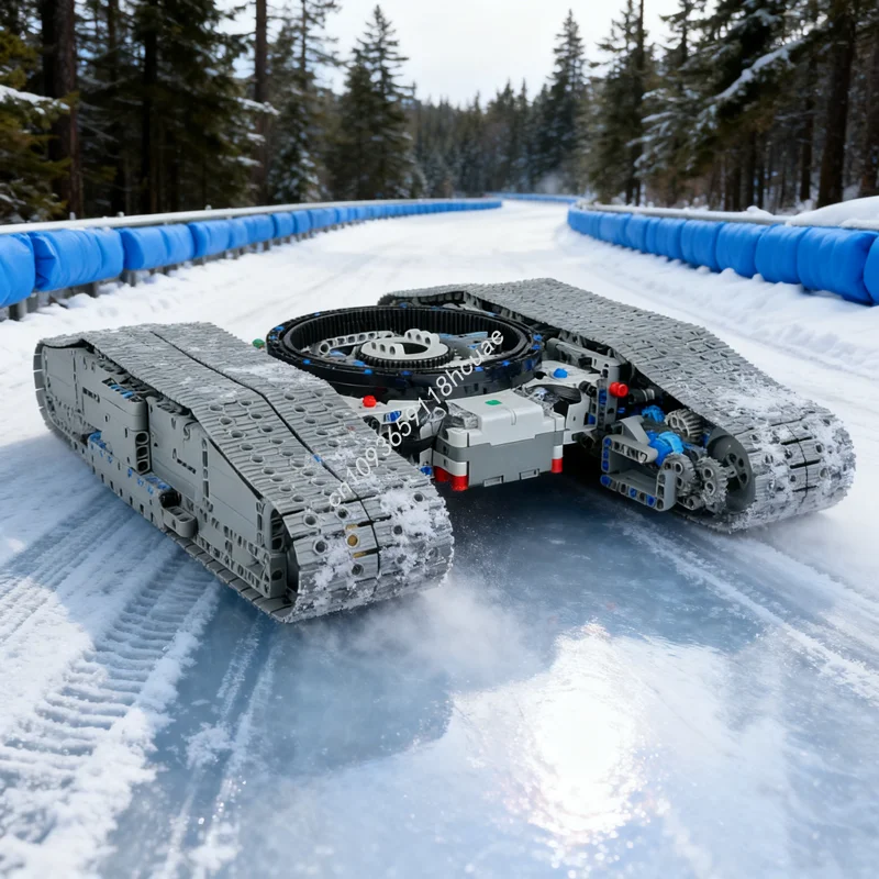 

1914pcs MOC Technical Crawler Crane Chassis Model Building Blocks Toy Construction Christmas Gift Creative Idea Education Brick