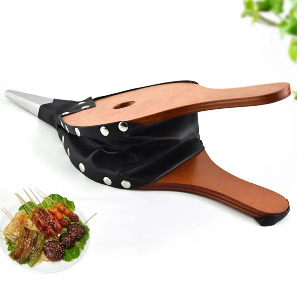 Wood Air Blower Wooden Fireplace Bellows for Pit Fireplaces Firepits Bbq Hand Bellow Pump for Camping Gear Outdoor Cooking Brown