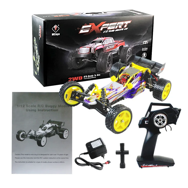 L959-a 2.4g Remote Control Off-road High-speed Vehicle 1:12 Electric Two Wheel Drive Remote Control Drift Racing Model Toy