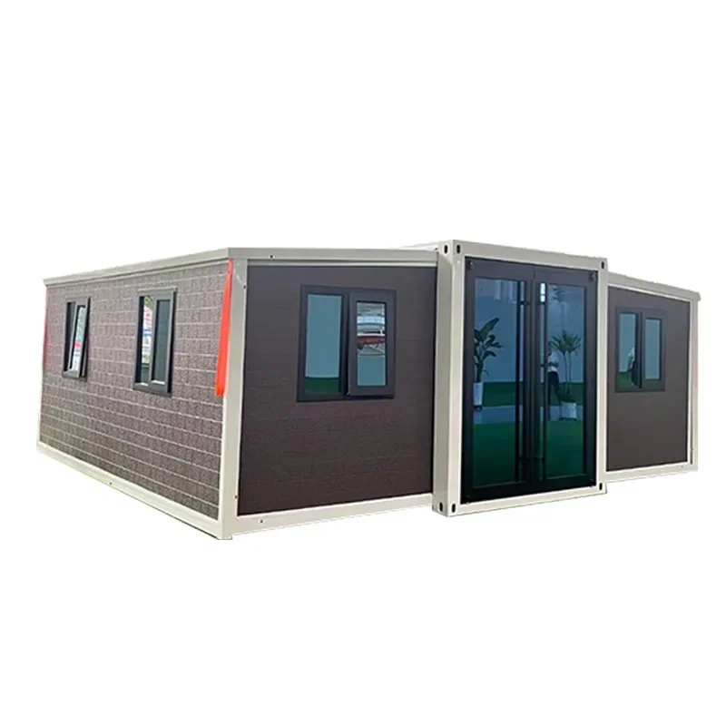 Cross-border container board room with decoration can accommodate people. Movable board room is a luxurious two-wing