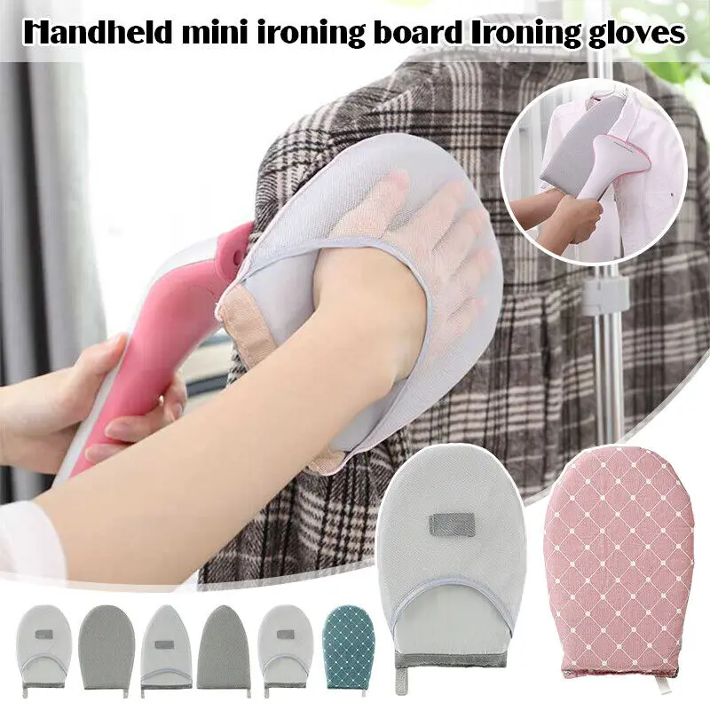 New Handheld Mini Heat Resistant Ironing Pad Board Iron Cover Heat-resistant Stain Resistant Garment Steamer Ironing Gloves