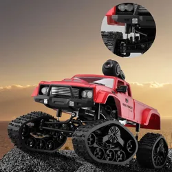 WiFi RC Truck 2.4Ghz 1/16 4WD Off-road RC Car with Front Light WiFi FPV 720P HD Camera Brushed Four-wheel Drive Off-road Toy Car