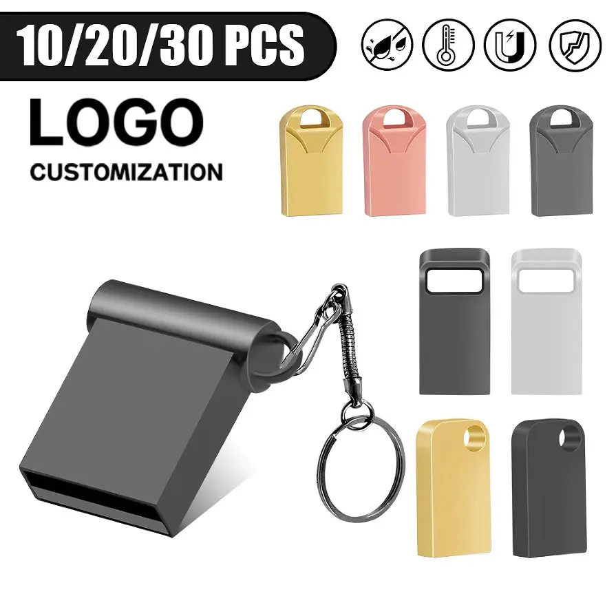 

10/20/30PCS/lot Super Mini USB Flash Drive 64GB Memory Stick 4GB 8GB Pen Drive 16GB 32GB U Disk Storage Device Free Custom LOGO