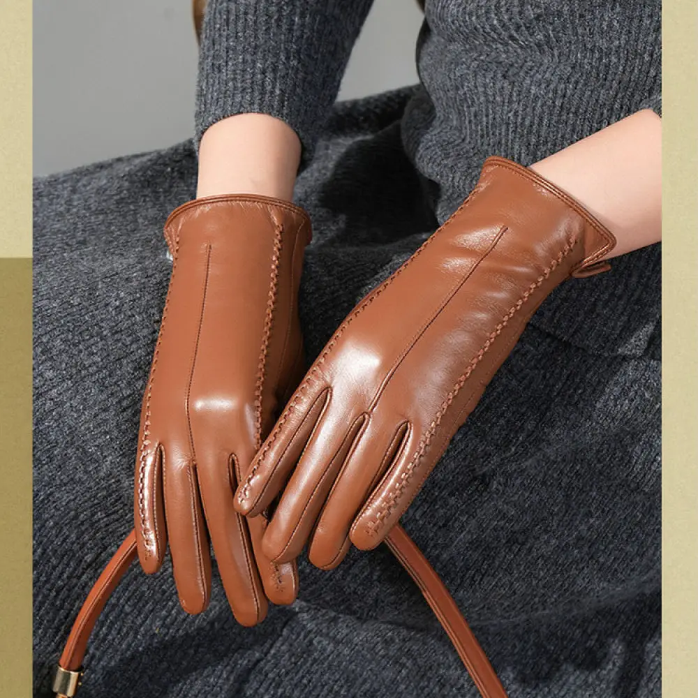sheepskin-leather-gloves-women-winter-touch-screen-thermal-warm-fleece-lining-windproof-driving-commuter-elegant