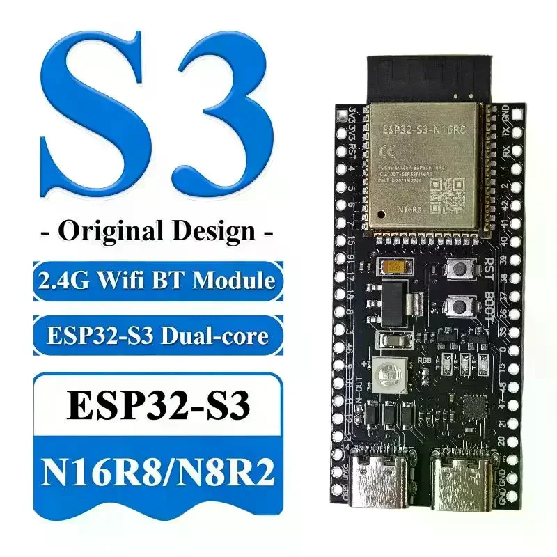 Dual Core Development Board With 2.4G WiFi Bluetooth Support Perfect For DIY Electronics IoT Projects And Programming Work