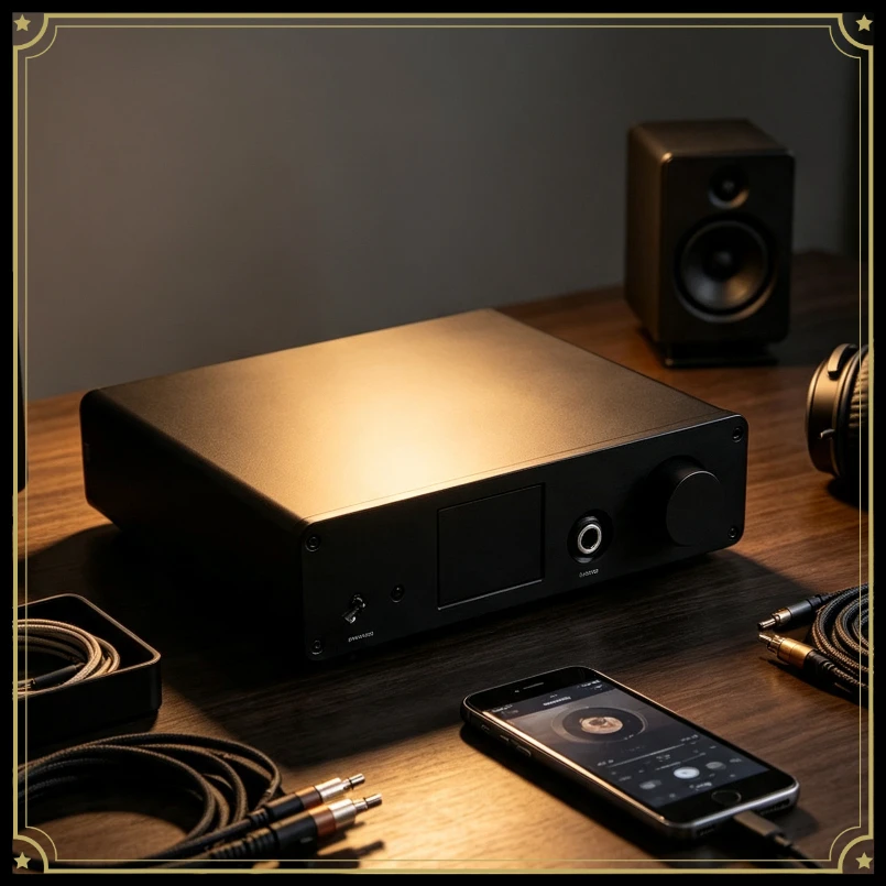 DA68 Desktop Hi-Fi Bluetooth DAC Decoder, ES9068 Audio Module, USB Sound Card Digital Interface Support DSD512