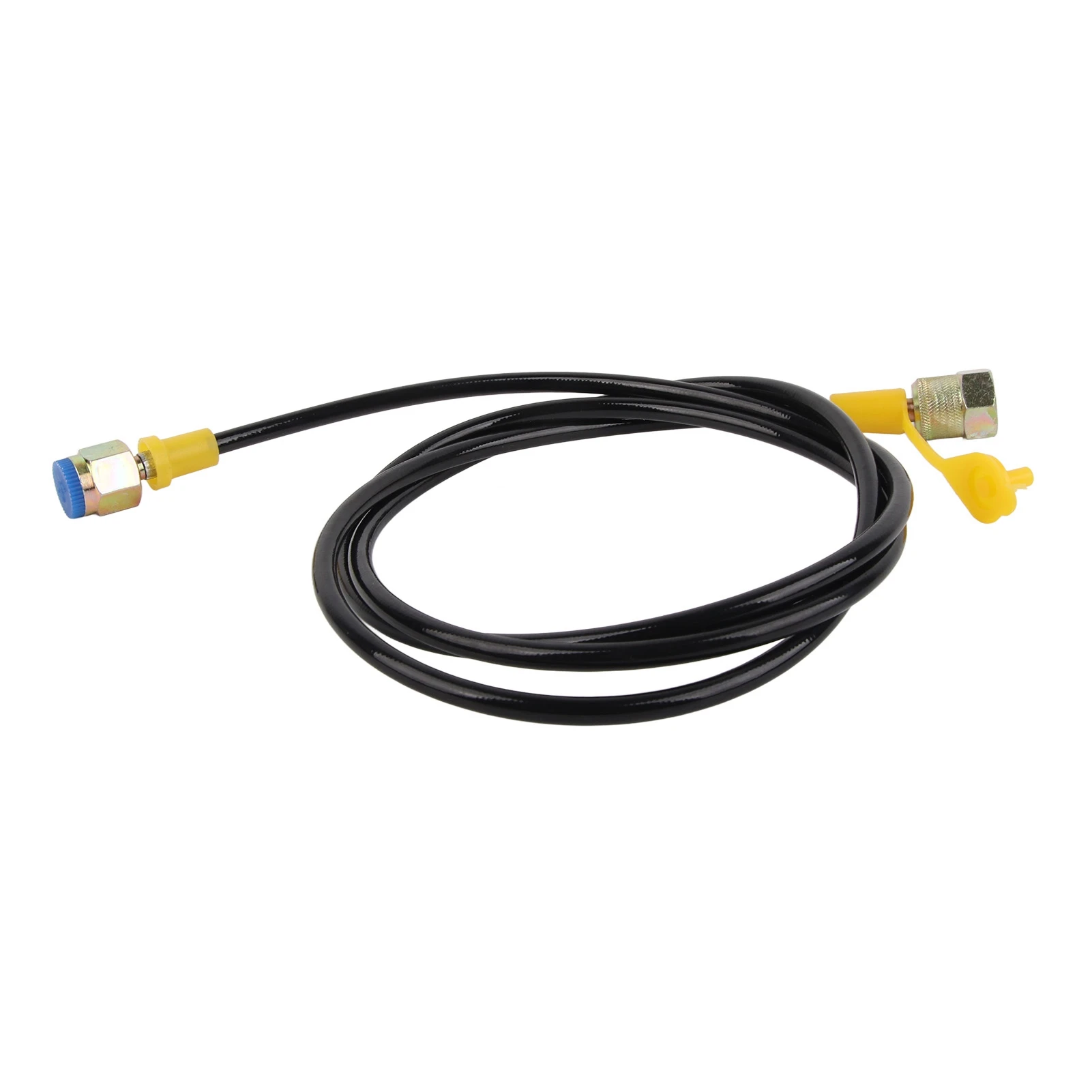 Mangueira hidráulica mangueira de teste hidráulico 1/4bsp mangueira de teste de pressão hidráulica 1.5m/4ft m16x2-1/4bsp ponto de acoplamento de teste 630bar dn3