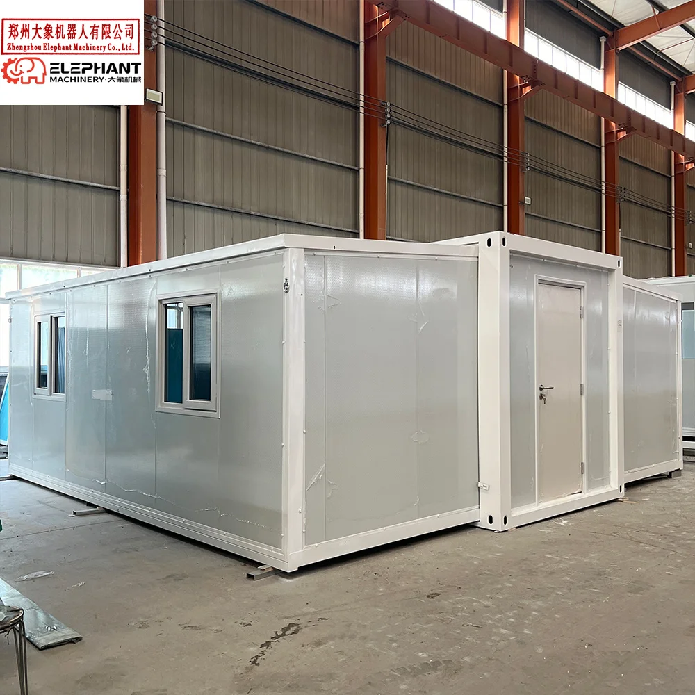 Expandable High Quality Expandable Container House with 2 /3 Bedrooms and Kitchen and Bathroom Dry Wet Separation Shower Room