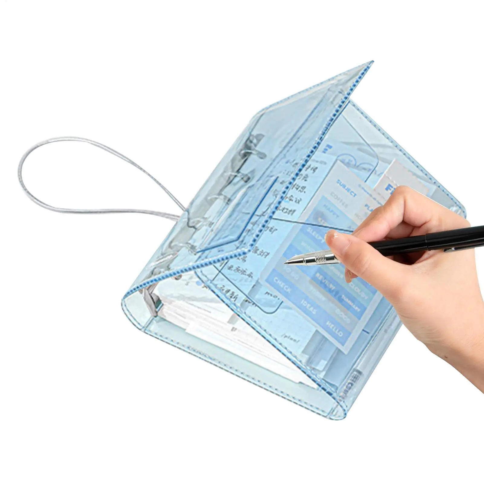 

Binder Notebook A7 Tri-Fold Detachable Pages Planner Refillable Notebooks And Journals For Kids Adults School Classroom College