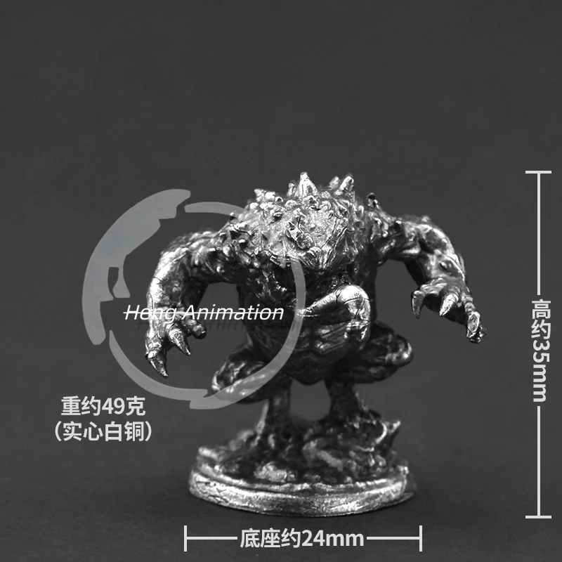 Figurki ze stopów metalu, potworów prymordalnych, figurki do gier planszowych, wstępnie pomalowane, kolekcjonerskie zabawki wojskowe