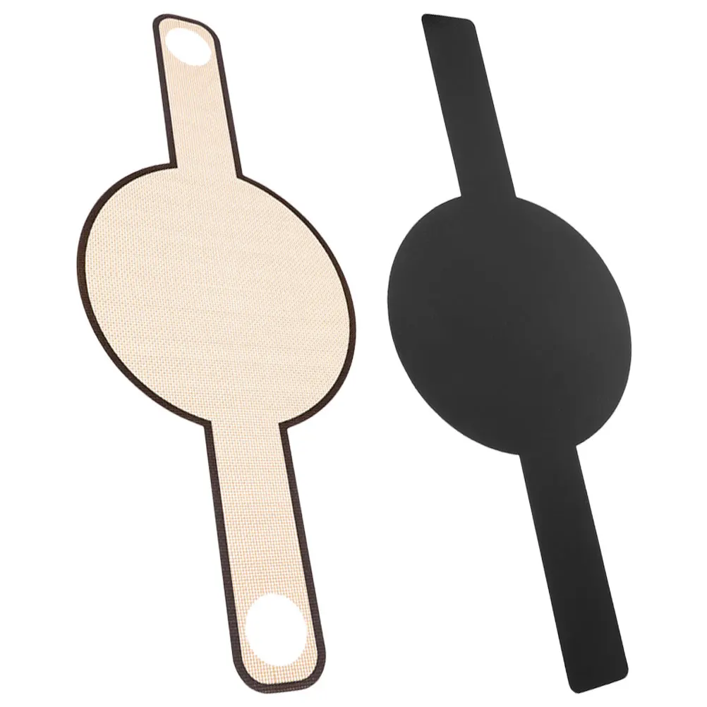 

2Pcs Long Handle Silicone Baking Mats Nonstick Heat Resistant Oven Liners for Bread Baking Silicone Bakeware Dough Mat
