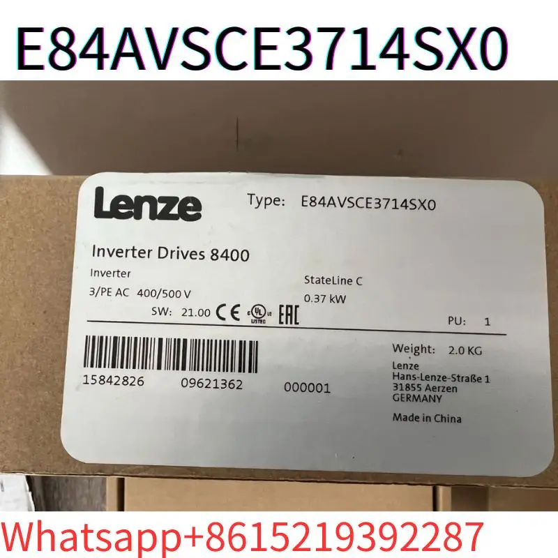 

Brand New Original E84AVSCE3714SX0 frequency converter