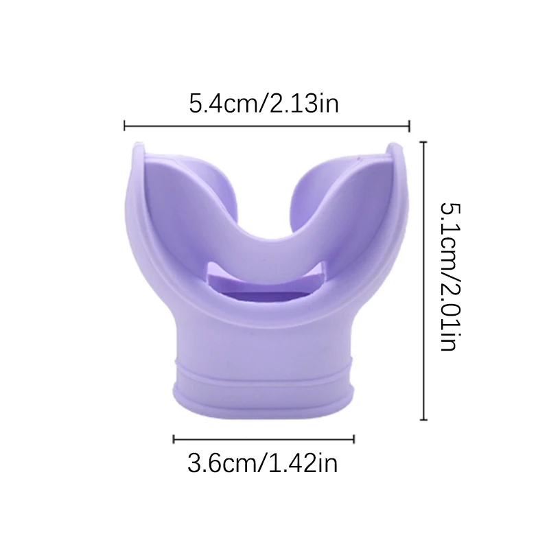 غطاء لسان حال غص سيليكون ، منظم غوص سكوبا مريح ، حامل حامل الأخطبوط ، سهل الاستخدام