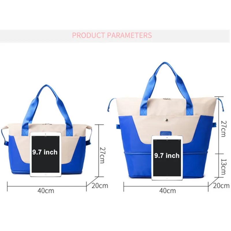 Men's Sport Bag For Suitcase Woman Travel Fitness Large Male Handbag Yoga Weekend Shoulder Bolsas Swimming Female Waterproof Gym